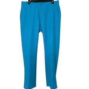 Matte Grey Wayfarer Golf Pants 34/30 Hawaiian Ocean Blue Performance Stretch New